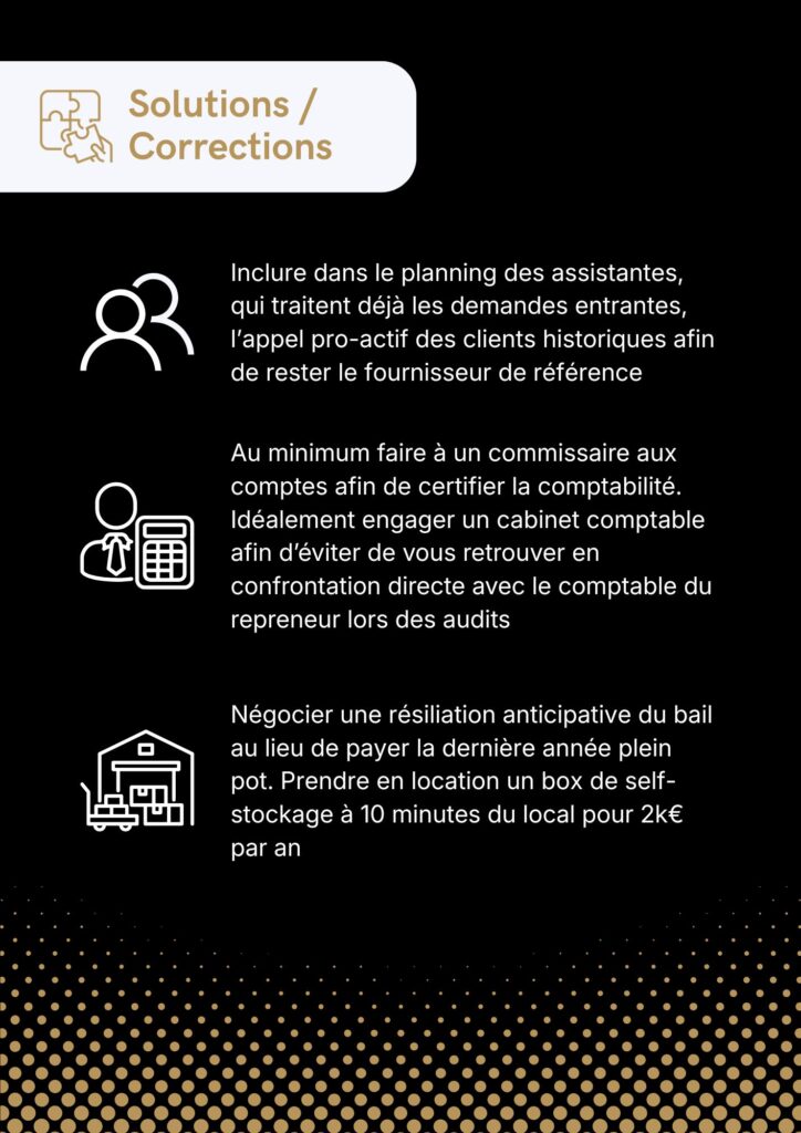 Etude de cas - Emballage - Solutions proposées